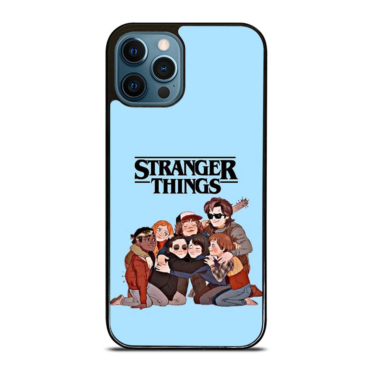 STRANGER THINGS CARTOON CHARACTERS iPhone 12 Pro Max Case Cover